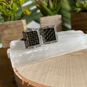 Tateossian Crystal Cuff Links✨